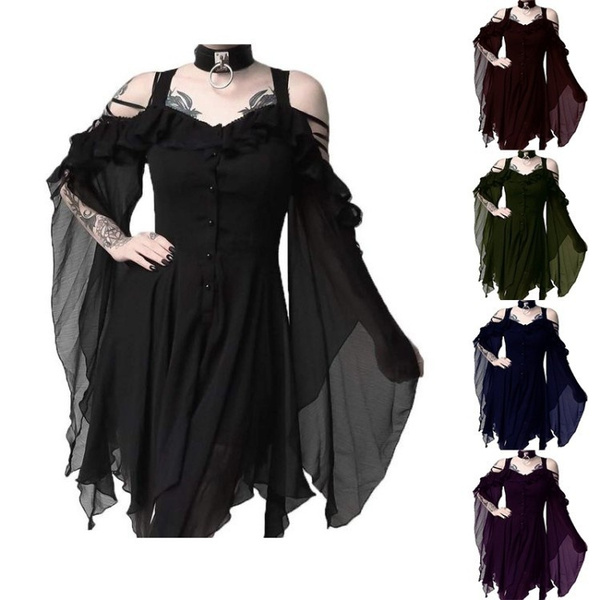 plus size gothic prom dresses
