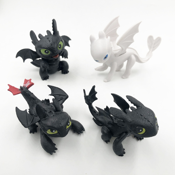 Light fury and toothless hot sale toys