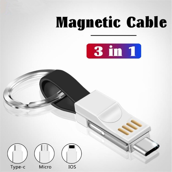 Type C Magnetic Key Ring USB Charging and Data Cable