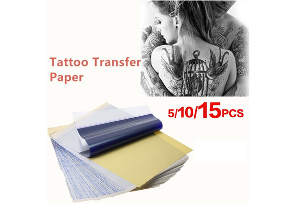 5/10/15Pcs Tattoo Carbon Thermal Stencil Tattoo Transfer Paper A4