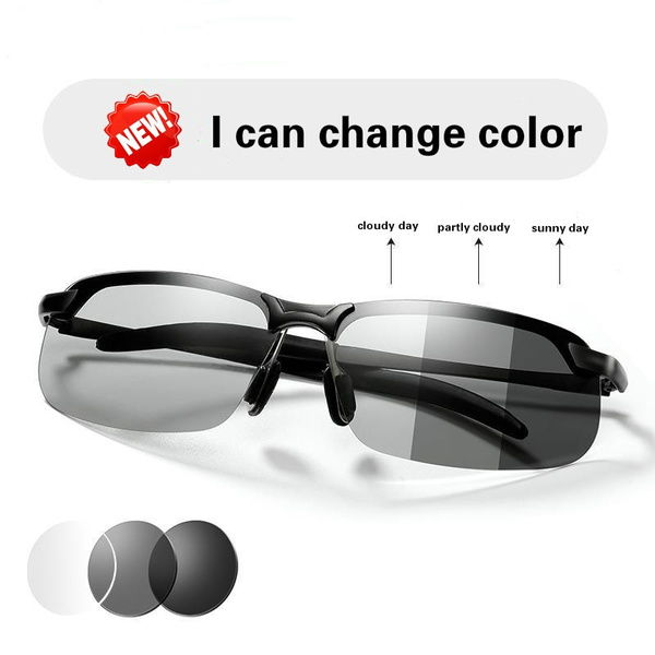 Buy Anti-blue Color Glasses Stainless Steel Frame Anti-UV Sunglasses-Red