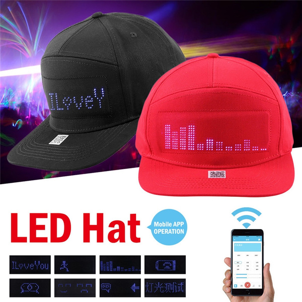 Bluetooth LED Baseball Cap Bucket Hat 