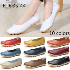 Flats, shoes for womens, Womens Shoes, leather