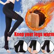 Leggings, Warm Leggings, Winter, Elastic