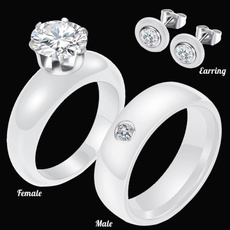 Couple Rings, Fashion, wedding ring, Bridal Jewelry Set