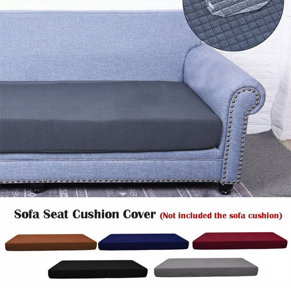 Waterproof Seats Stretchy Sofa Seat Cushion Cover Couch Slipcovers Protector 