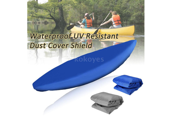 Black Universal Kayak Canoe Boat Waterproof UV Resistant Dust Storage Cover UK