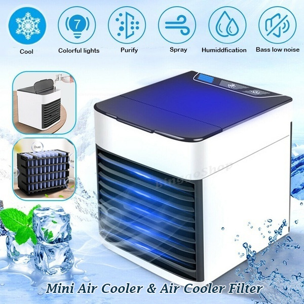 Mini Air Conditioner portable air coolar travel office Humidifier fan 3 in 1 
