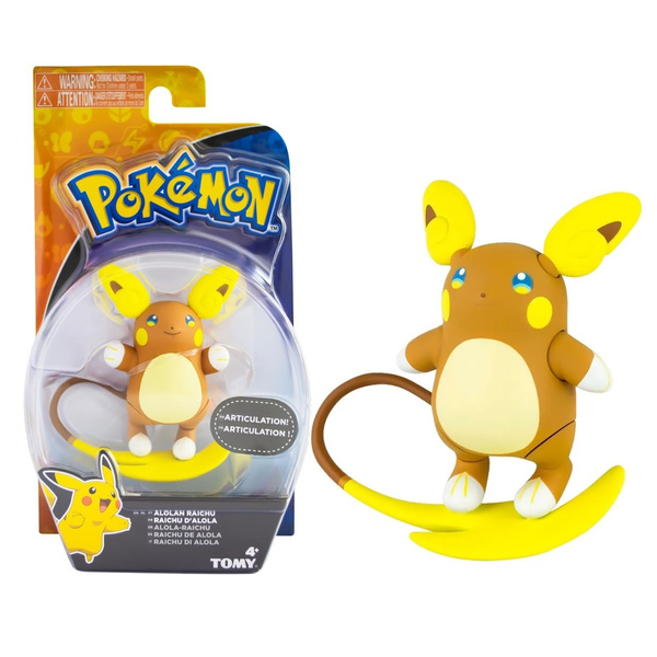 Figura Pichu - Pikachu - Raichu, Pokemon - Sunny Brinquedos