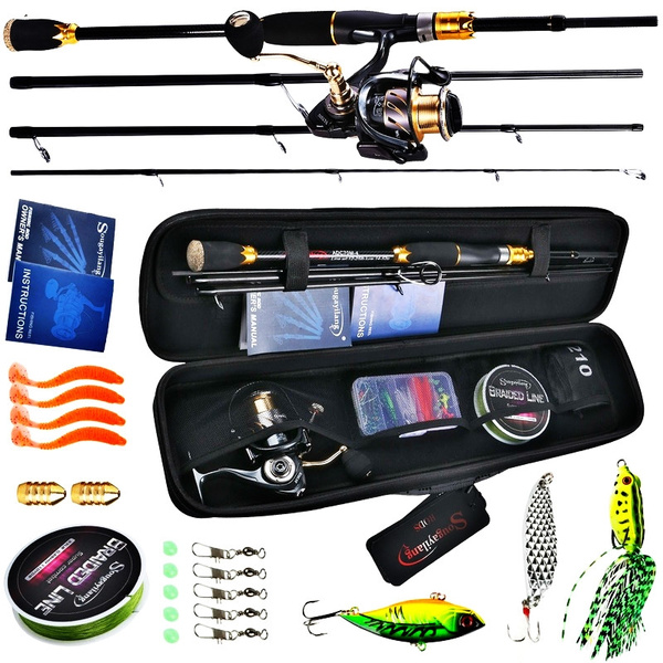 Sougayilang Fishing Line and Lures Set Fishing Accessories Full Set