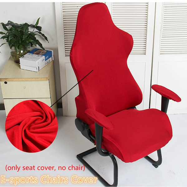 Computer Swivel Gaming Chair Covers Spandex Office Seat For Chairs Elastic Armchair Cover Home Decoration Wish - Office Computer Chair Seat Cover