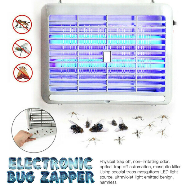 Electric UV Insect Killer Mosquito Fly Pest Bug Zapper Catcher Trap LED Lamp 
