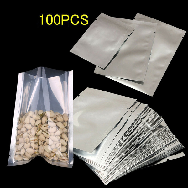 Aluminium Sachet Pouch with ziplock Heat Seal Food Grade Mylar Foil Bags 
