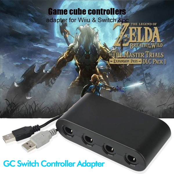 Gamecube Controller Adapter Yteam Gamecube Ngc Controller Adapter For Wii U Switch And Pc Usb Easy To Plug And No Driver Need 4 Port Black Gamecube Adapter Updated Version Wish