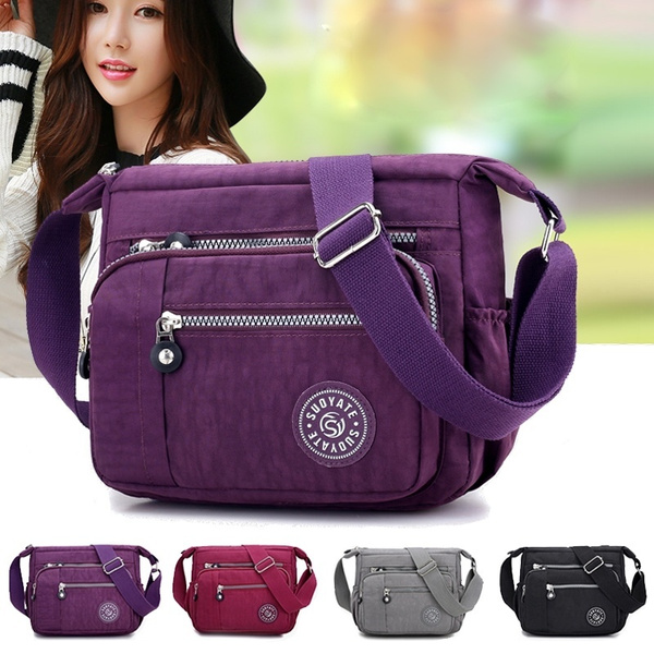 nylon crossbody bolsas for travel