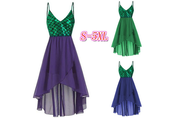 knee length dresses for ladies Final Sale Plus Size Strapless Mermaid Maxi Dress in Mustard Fuchsia Purple Neon Royal Blue and Black main image 1