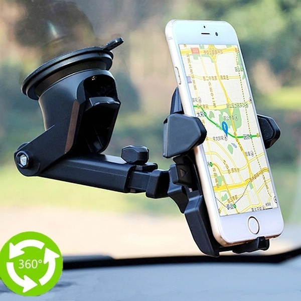 Car Mount Holder 360 degree Car Windshield Mount Cell Phone Holder (2 ...