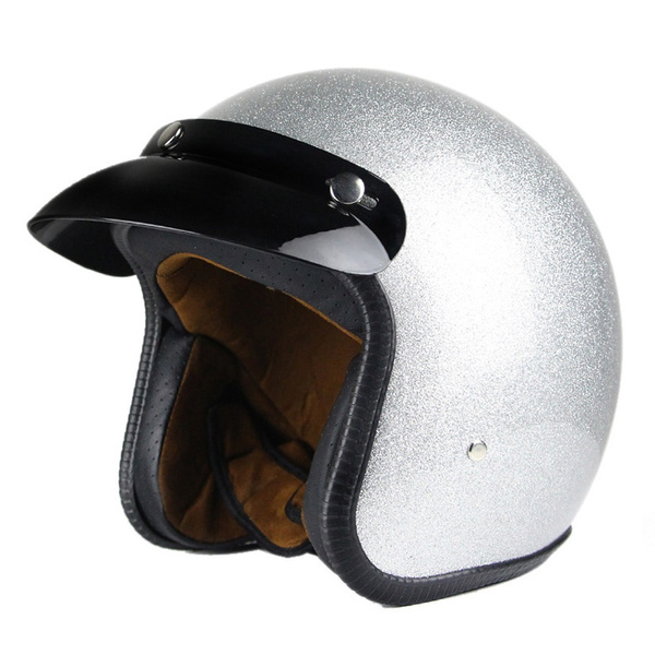  Woljay Vintage Open Face Motorcycle Helmet Baseball