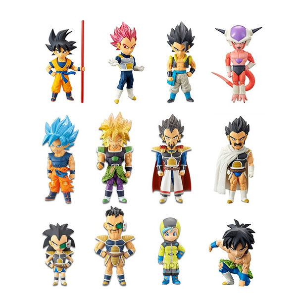 Dragon Ball Z Goku Figure Toy, 20 ° Aniversário, Cabelo Azul, Goku Super  Saiyajin Figura, Forma De Batalha, Modelo De Decoração, Presente De Férias