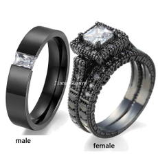 Couple Rings, blackgoldring, czring, wedding ring