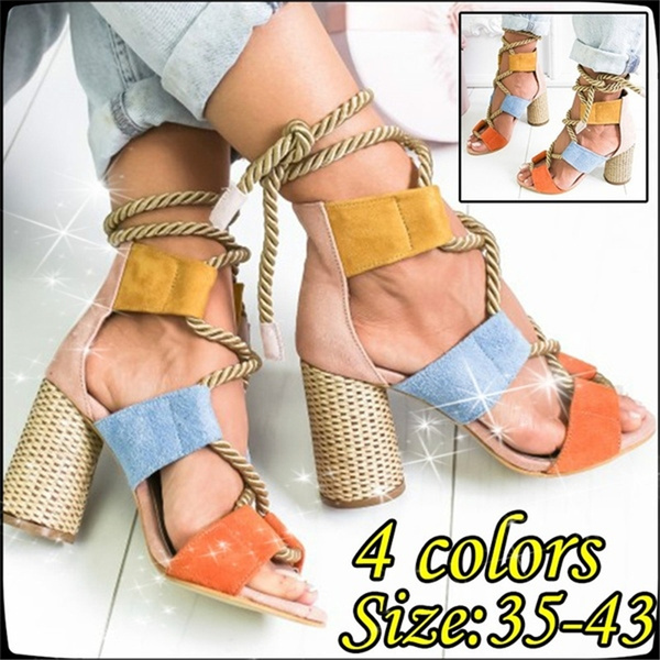 Maat 35-43 Dames Suède Hoge hakken Schoenen Riem Stiletto Sandalen | Wish