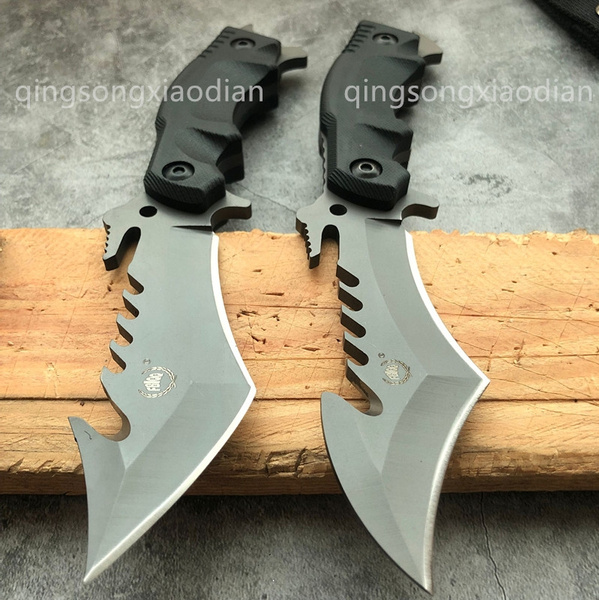 Heavy Duty Military Tactical Fixed Blade G10 Handle Survival Hunting Knife  Jungle Camping Tool Fishing Knives