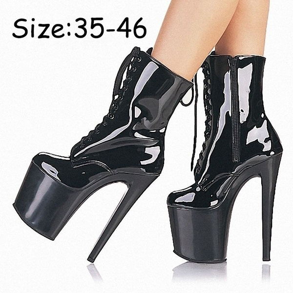 high heel low boots