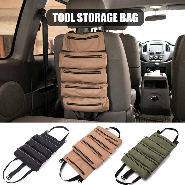 Details about   Multifunctional Tool Roll Handy Small Tools Tote Carrier Car Back Seat Bag Best 