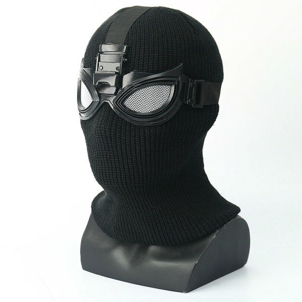 Spiderman Mask Spider-Man Far From Home Stealth Suit Mask Glasse Helmet Cosplay 