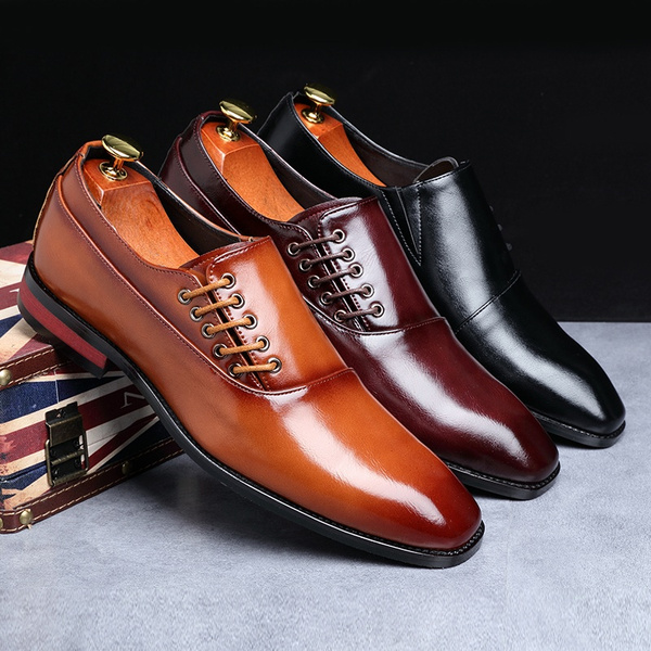 Men Dress Shoes Classic Lace-up High Quality Business Suit Versatile Soft Casual Shoes | Wish Men Dress Shoes Classic Lace-up High Quality Business Suit Versatile Soft Casual Shoes | Wish