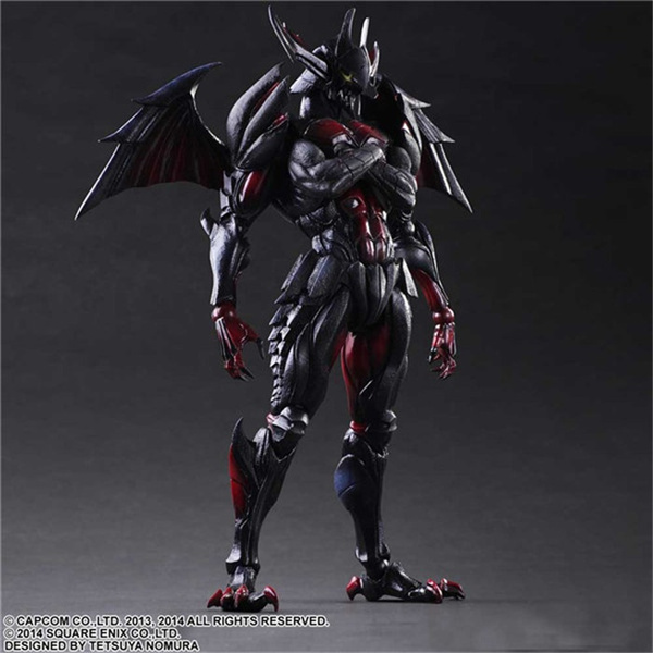 Monster Hunter 4: Diablos Armor (Rage Version) Ultimate Play Arts Kai  Figure toy gift 28cm