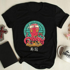 Octopus, cute, Funny T Shirt, Cotton