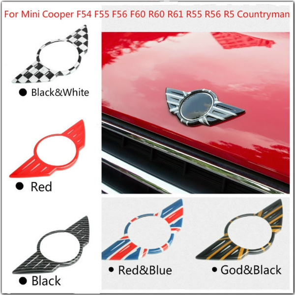 Car Logo Front Hood Badge Rear Trunk Emblems Sticker for Mini Cooper ...