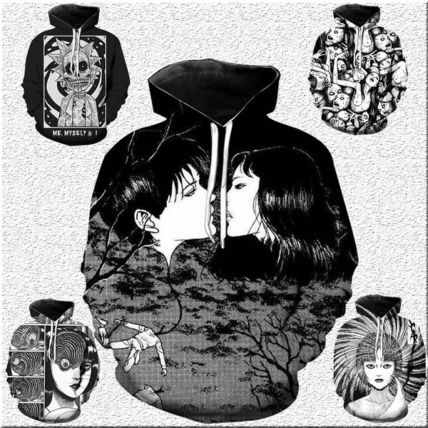 Horror discount manga hoodie