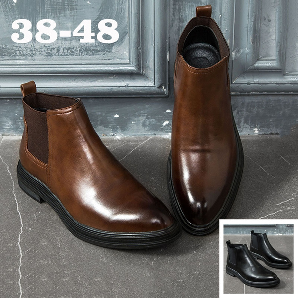 Mens short store dress boots