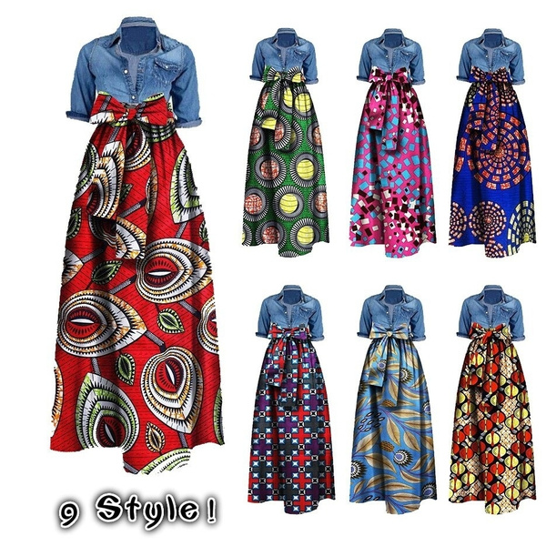 Plus size outlet african print skirts