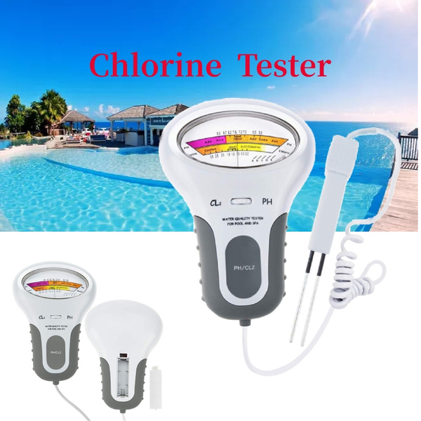 New Chlorine Level Meter PC-102B CL2 Chlorine & PH Tester Swimming Pool ...