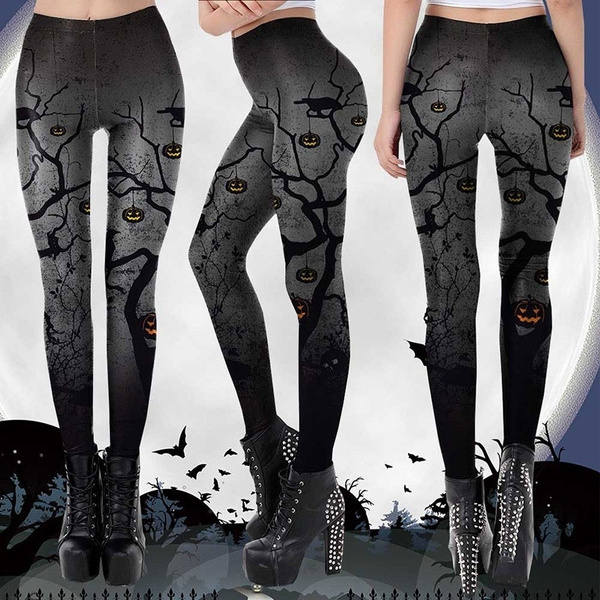 Halloween Fashion Sexy Women 3D Pumpkin 