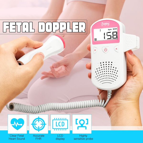 fetal baby doppler prenatal heart monitor