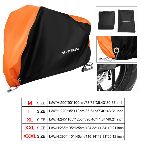 Motorcycle Cover For All Season Waterproof Outdoor Protection Protect ...