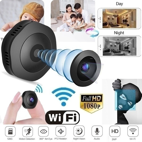Mini Wireless IP Spy Hidden Camera WIFI 1080P HD For Home Surveillance Camcorder 