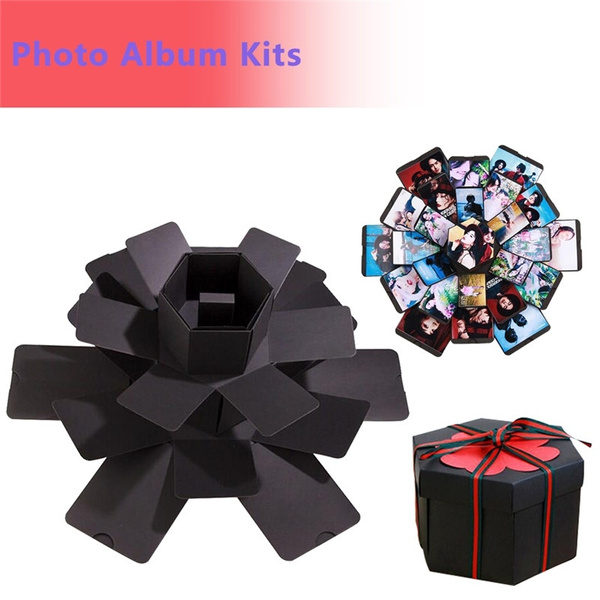 DIY Surprise Explosion Box Memory Scrapbook Photo Album Kits