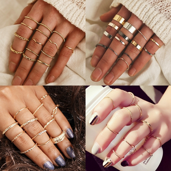 4 Knuckle Ring Set, Above the Knuckle Rings, Stacking Midi Ring, Ring, Midi  Rings, Ring Set of 4, Gift , Gift for Best Friend, Gift for Teen - Etsy  Singapore