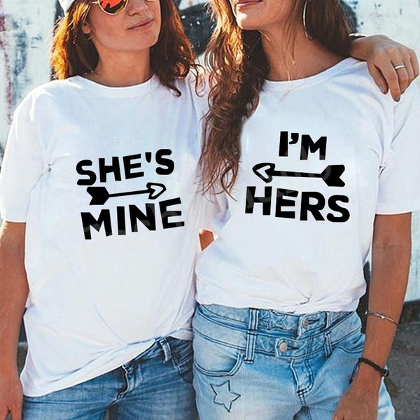 she's mine t shirt