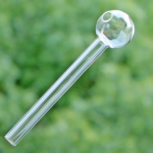 Clear Pyrex Glass Oil burner Pipe Crack pipe | Wish