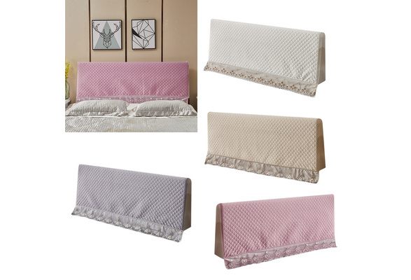 Headboard Slipcover Delicate Flower Pattern Breathable Protector Cover Dustproof 