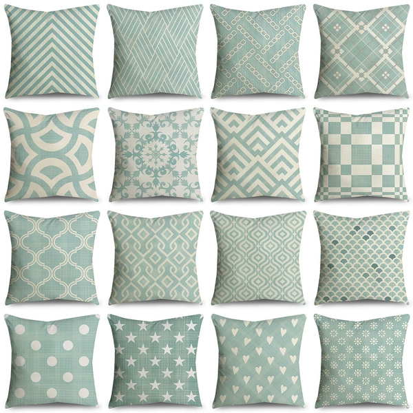light green pillow cases