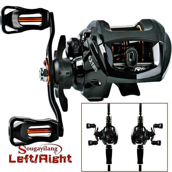 Sougayilang 13BB Baitcast Reels Ultra Light One-way Control Casting Fishing  Reels Travel Bass Fishing Reels