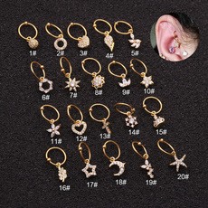 moonearring, traguscartilage, nostrilhoop, Jewelry