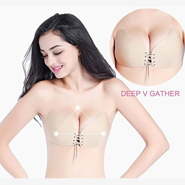 Women/Girls/Ladies Reusable Strapless Invisible breathable